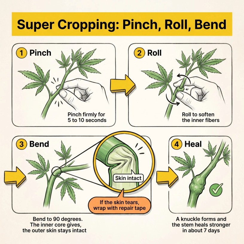 marijuana training LST HST